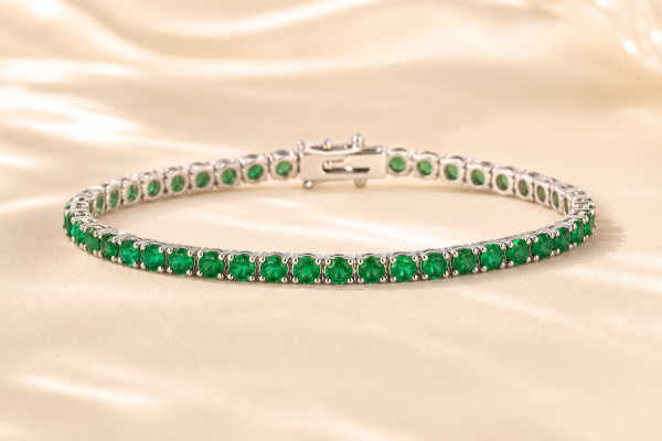 Ethical Emerald Tennis Bracelet