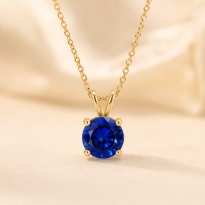 September Birthstone Sapphire Necklace