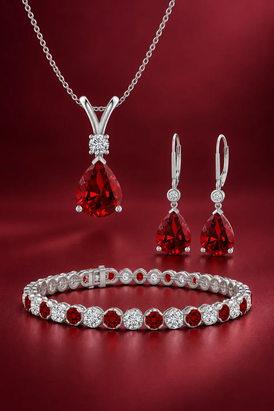 Ruby jewelry collection