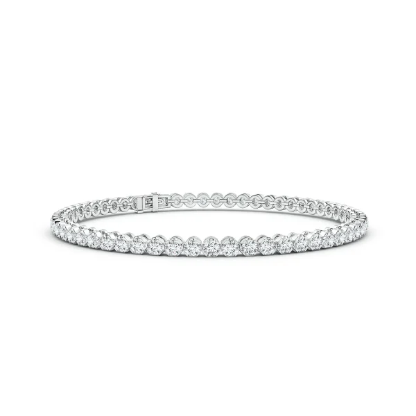 Round Lab-Grown Diamond Tennis Bracelet main